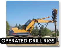 OPERATED DRILL RIGS