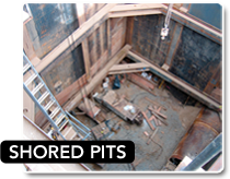 SHORED PITS